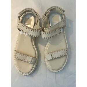 Dolce Vita Debra Suede Platform Banded Sandals Size 9 
Ivory.  NWT